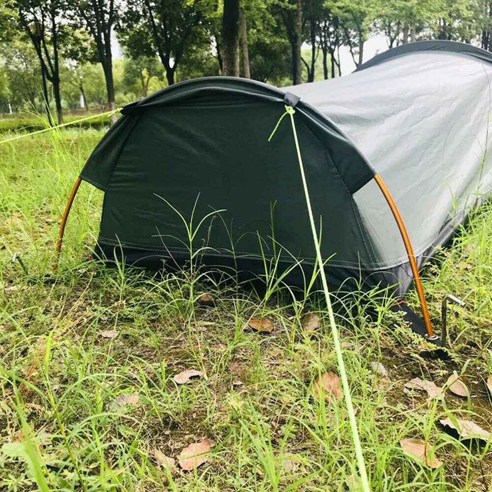 Cheap Goat Tents Adults Hiking Sleeping Bag Thermal Single Person Portable Bivvy Sack Waterproof Fishing Ultralight Backpacking Camping Tent Tents 